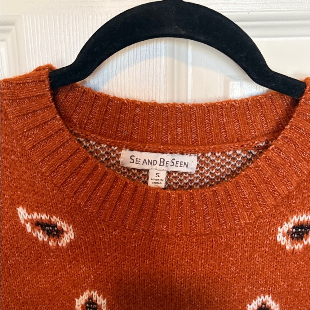 SEE AND BE SEEN Women's Paisley Sweater